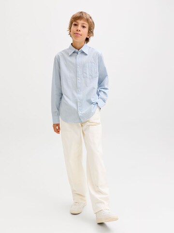 Jack & Jones Junior Baggy Broek 'JPSTAlex' in Wit