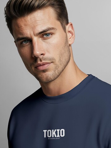 Neverless Sweatshirt 'Tokio' in Blue