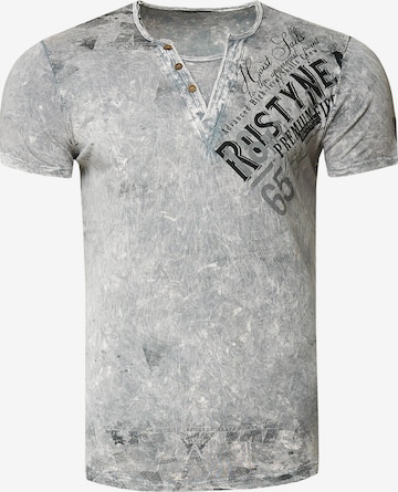 Rusty Neal Shirt in Grey: front