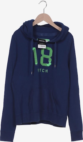 Abercrombie & Fitch Sweatshirt & Zip-Up Hoodie in L in Blue: front