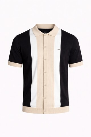 Coupe regular Chemise Gianni Kavanagh en noir : devant