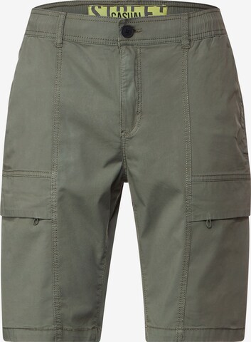 Street One MEN Regular Cargo Pants in Green: front