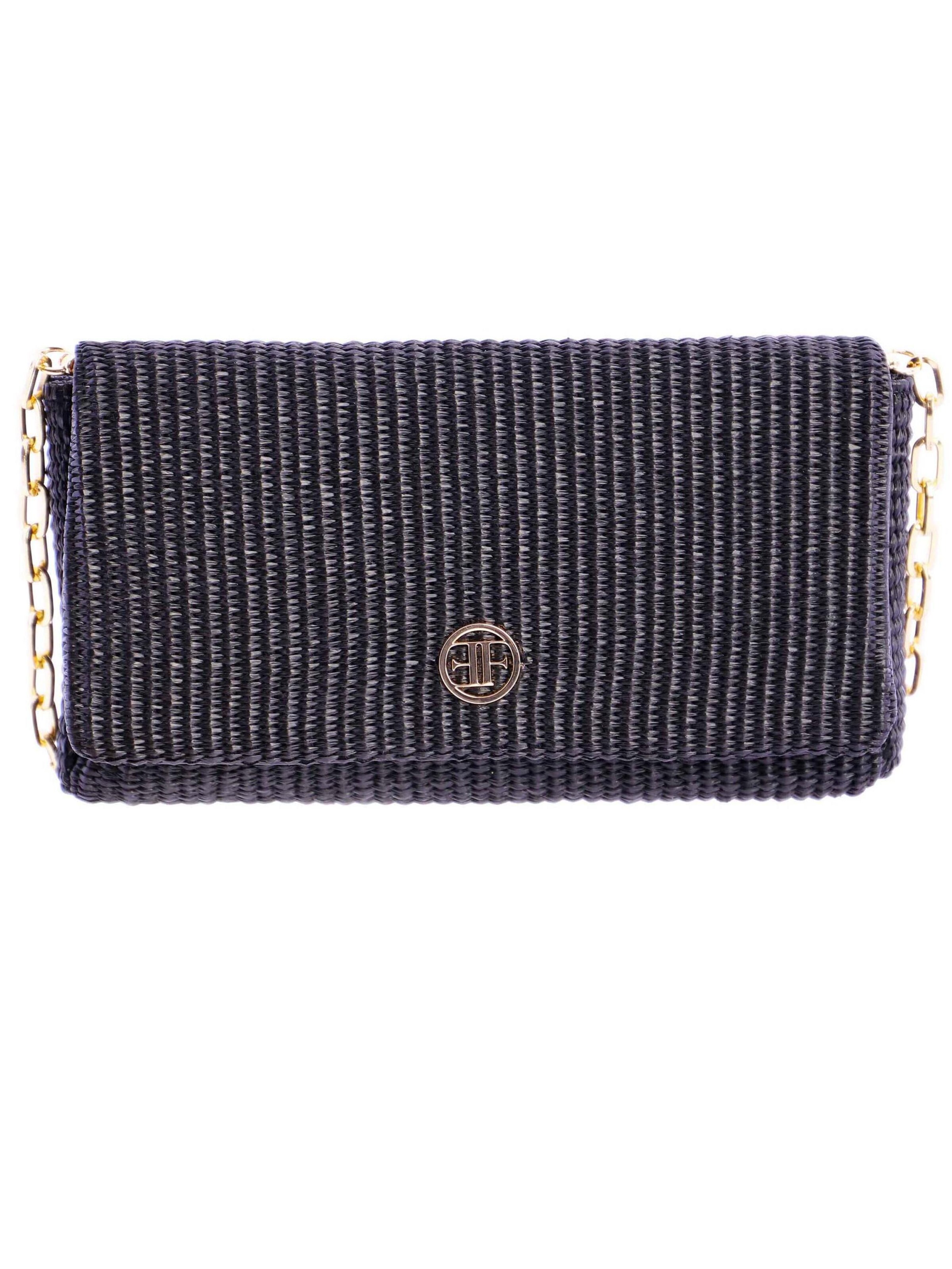 eferri - Bolso de hombro en negro: frente