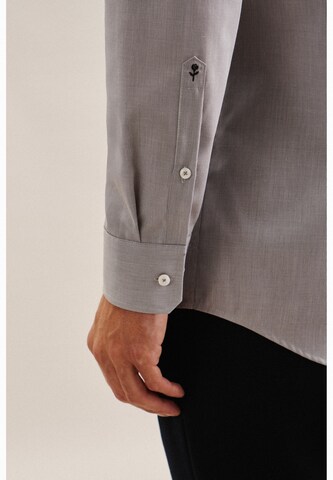 SEIDENSTICKER Regular fit Business Shirt 'Smart Essentials' in Grey