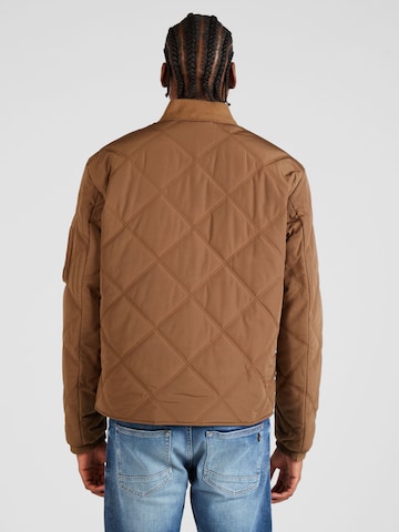 BOSS Black Between-Season Jacket 'Caramo' in Brown