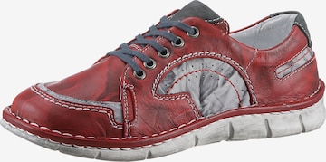 KRISBUT Lace-Up Shoes in Red: front