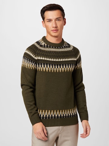 BLEND Sweater in Green: front