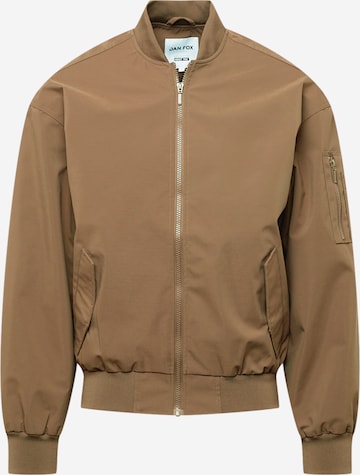 DAN FOX APPAREL Jacke 'Kalle' in Braun: Vorderseite