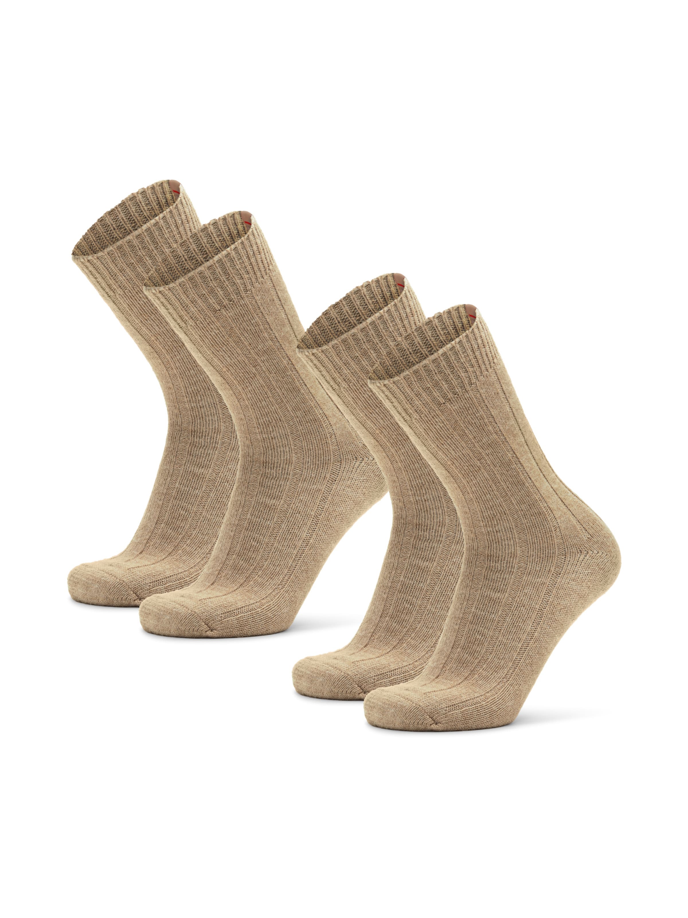 DANISH ENDURANCE Socks in Beige: front