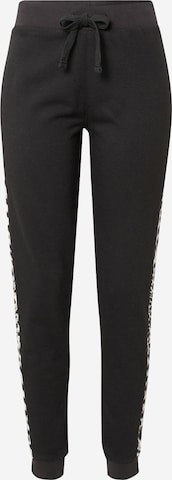 Key Largo Tapered Broek 'WPA ONION' in Zwart: voorkant