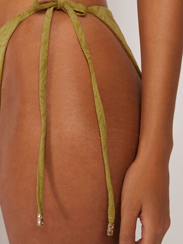 CALZEDONIA Bikini Bottoms 'Wild Jungle' in Green