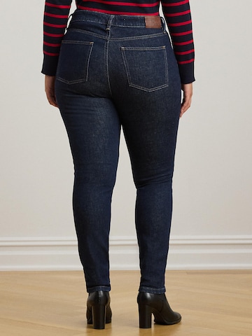 Lauren Ralph Lauren Plus Skinny Kavbojke | modra barva