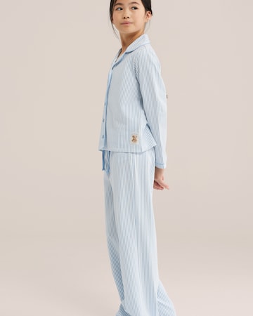WE Fashion Пижама в Синий