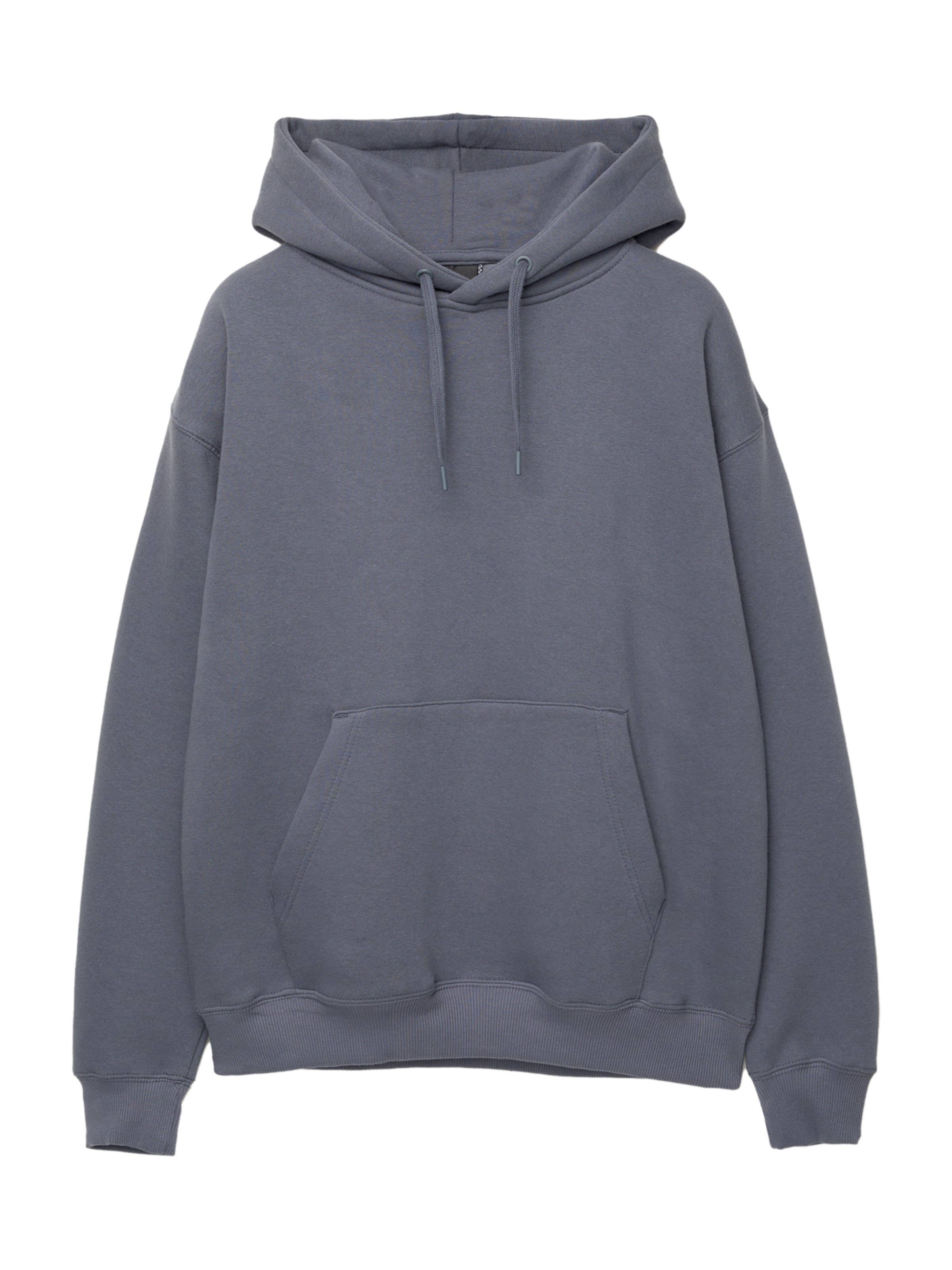 Pull&Bear Mikina - Modrá: predná strana