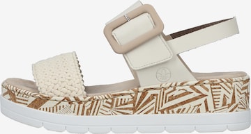 Rieker Sandals 'V3950' in Beige