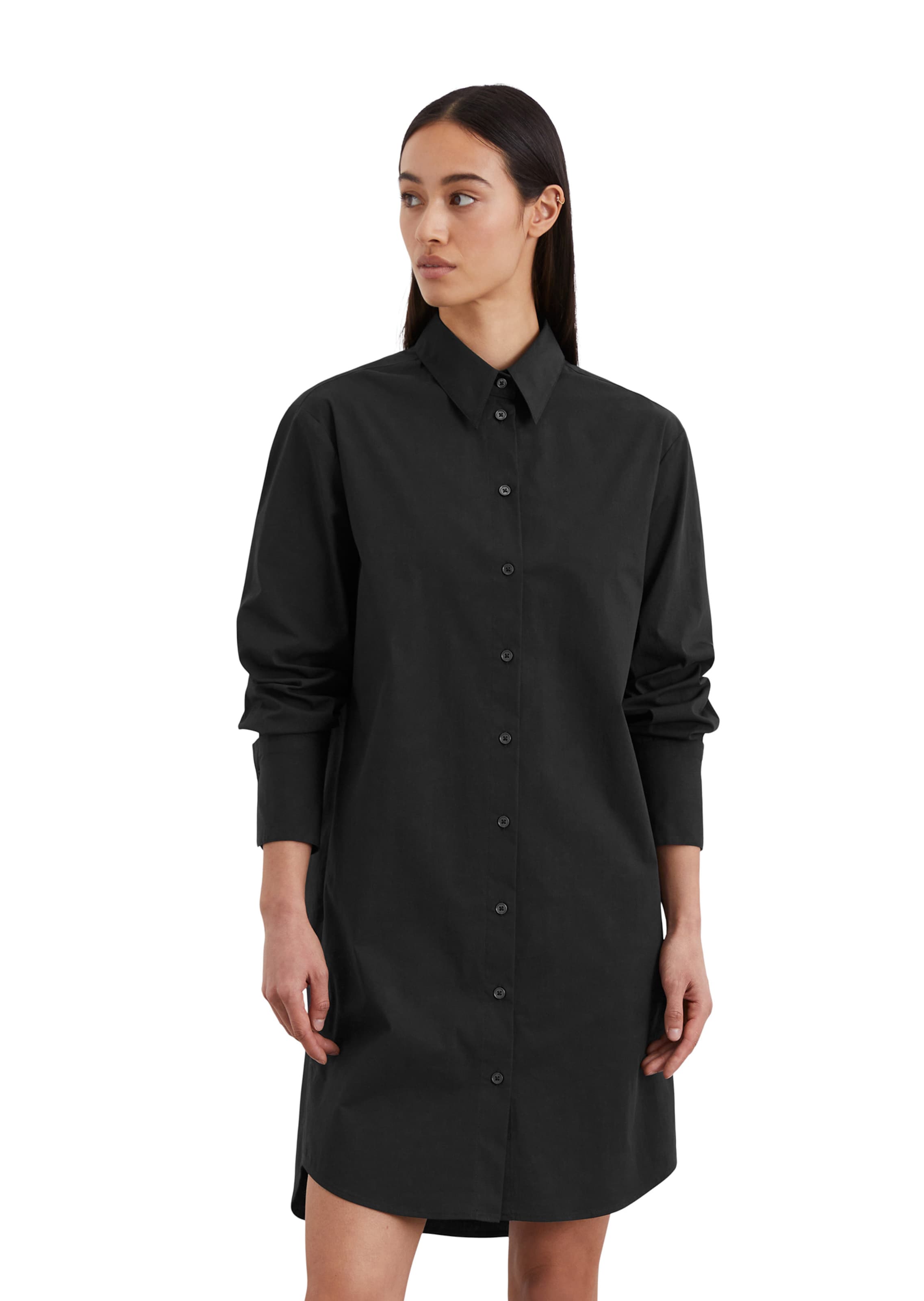 Marc O'Polo Shirt dress in Black: front