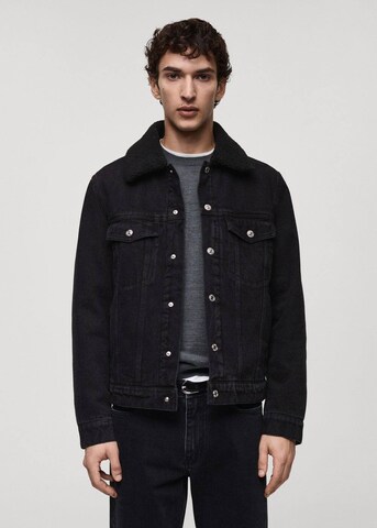 MANGO MAN Jacke 'Wasp' in Schwarz: Vorderseite