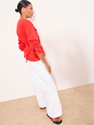 Lipsy Between-Season Jacket in Red