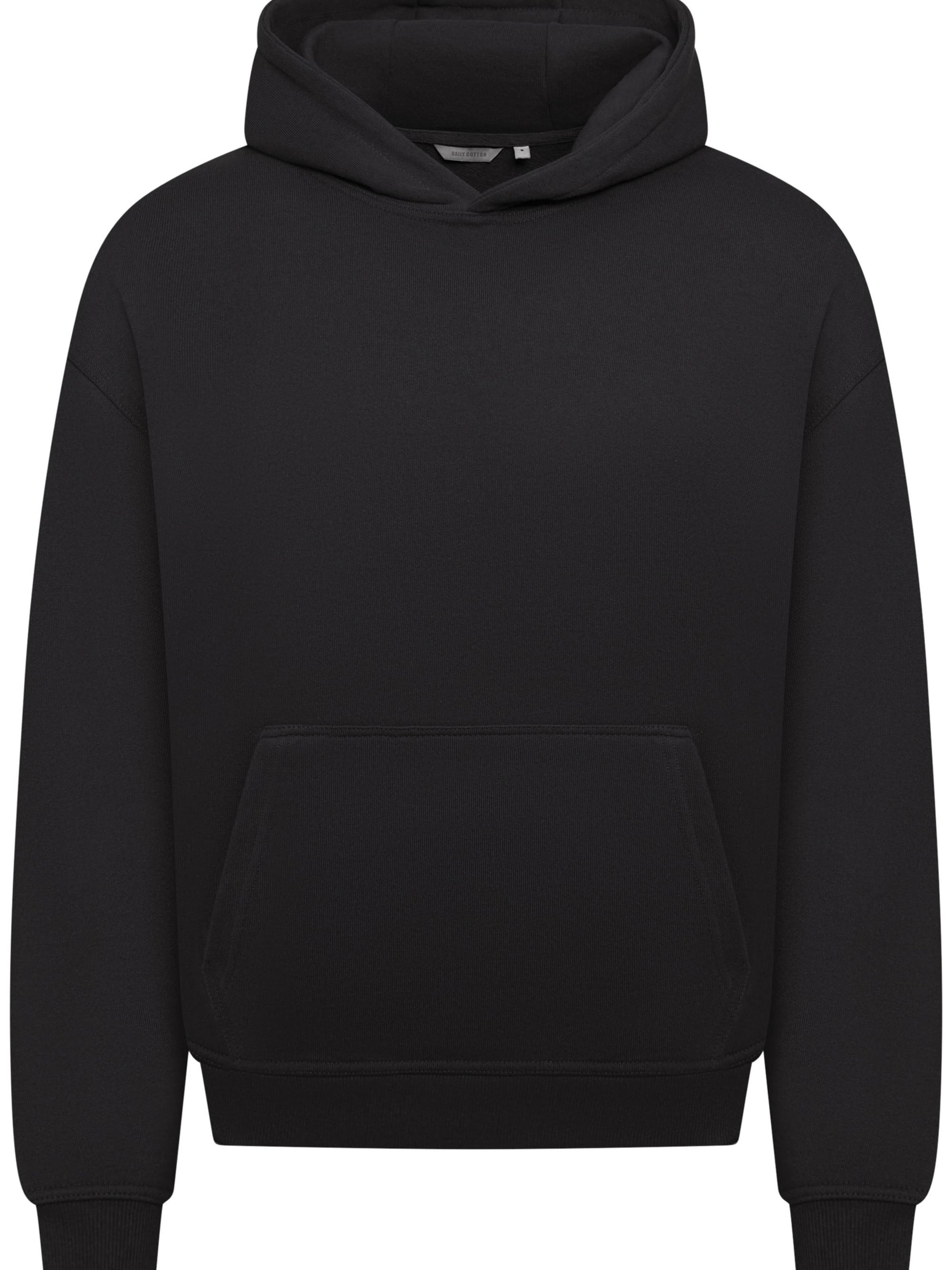Daily Cotton Sweatshirt 'DCTERUEL' in Black
