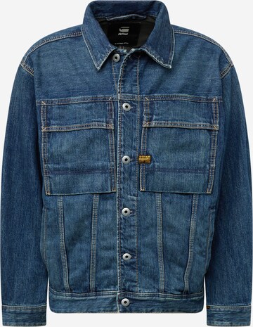 Veste mi-saison G-Star RAW en bleu : devant