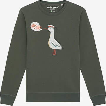 Watapparel Sweatshirt in Groen: voorkant