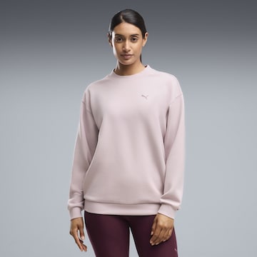 PUMA Sweatshirt 'CLOUDSPUN' in Roze: voorkant