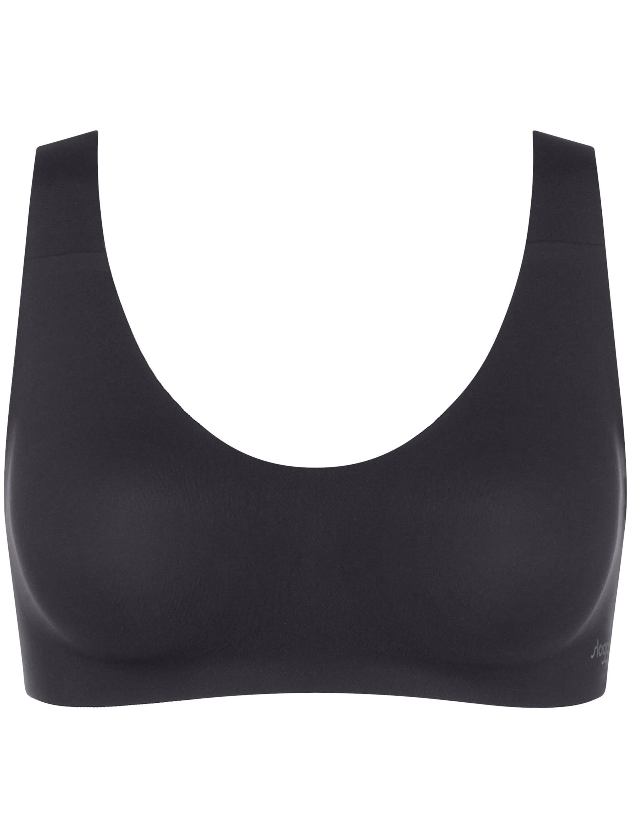 Invisible Soutien-gorge ' ZERO Feel Core Bralette ' SLOGGI en noir : devant
