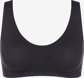 SLOGGI T-Shirt Bralette ' ZERO Feel Core Bralette ' in Schwarz: Vorderseite