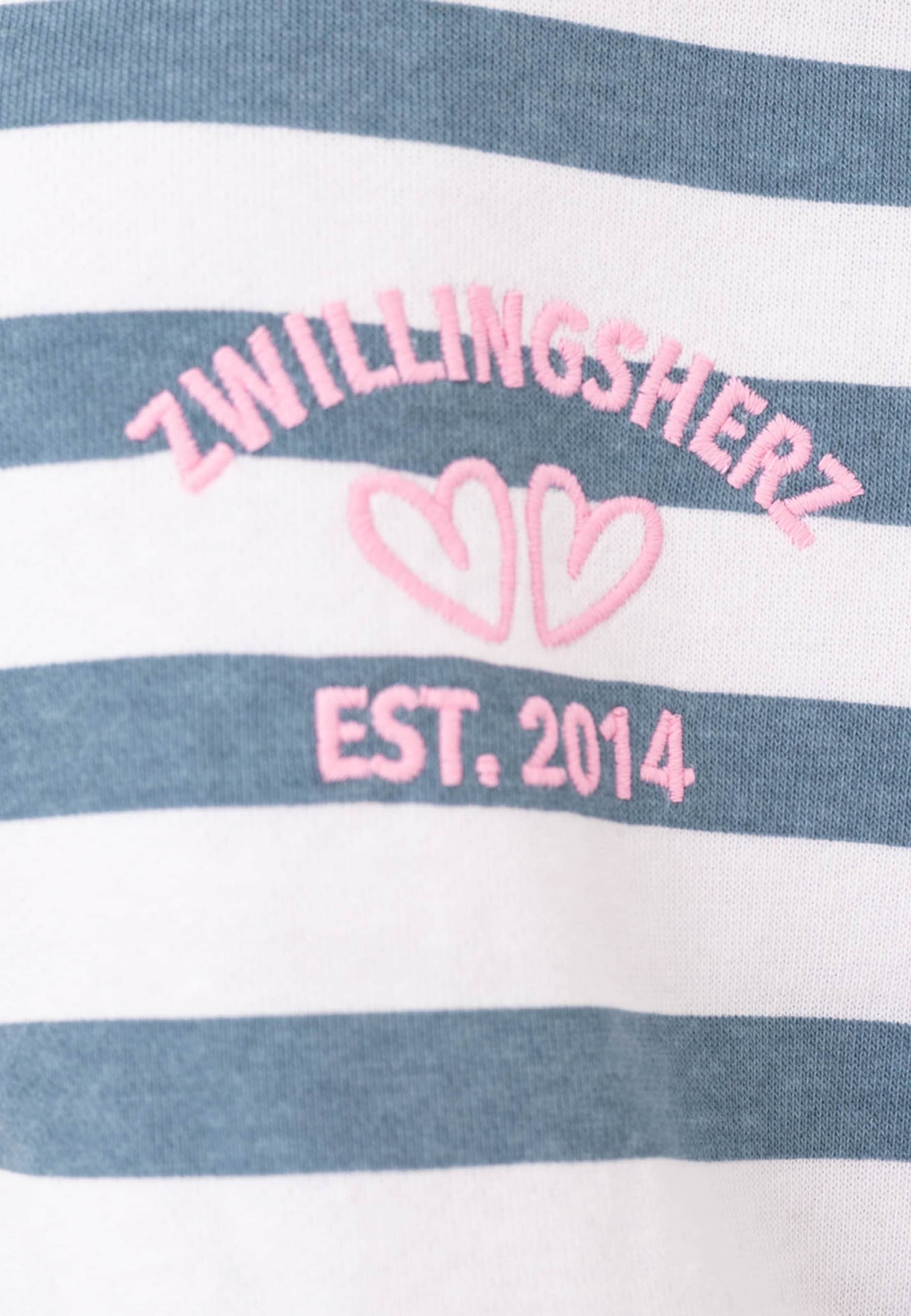 Sweat-shirt Zwillingsherz en bleu