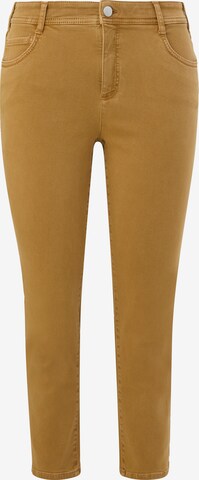 TRIANGLE Slim fit Jeans in Yellow: front
