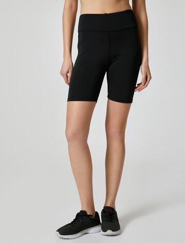 Koton Skinny Leggings in Black: front