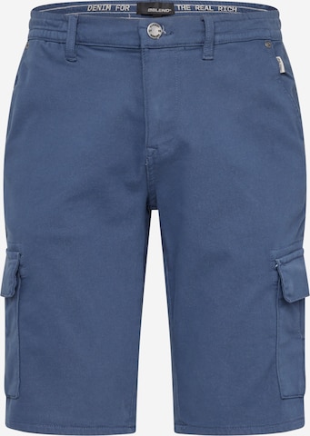 BLEND Regular Cargo Pants in Blue: front