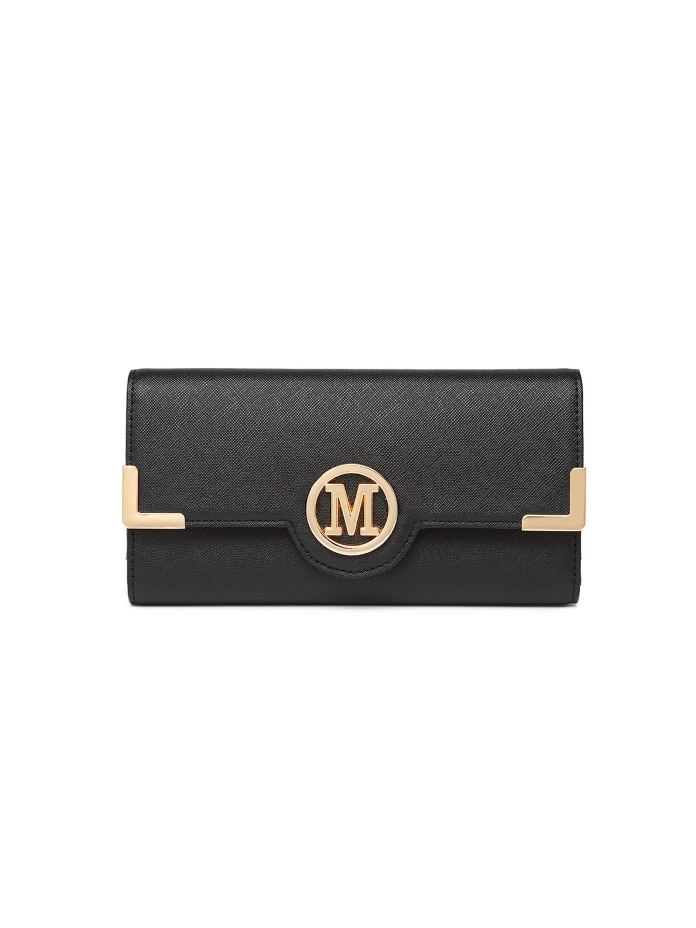 Miss Lulu Portemonnaie‌‌‌‌‌‌‌‌‌ in Schwarz: Vorderseite
