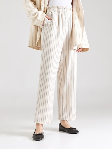 Wide Leg Pantalon 'PRISILLA' VILA en beige : devant