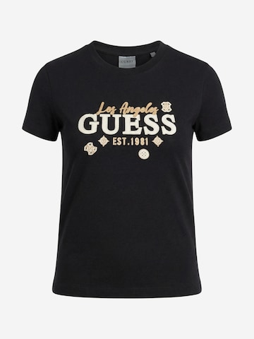 Maglietta 'AGNES SS CN T-SHIRT V6GI02 K2963' di GUESS in nero