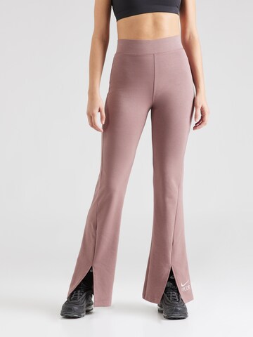 Nike Sportswear Flared Leggings 'AIR' in Lila: voorkant