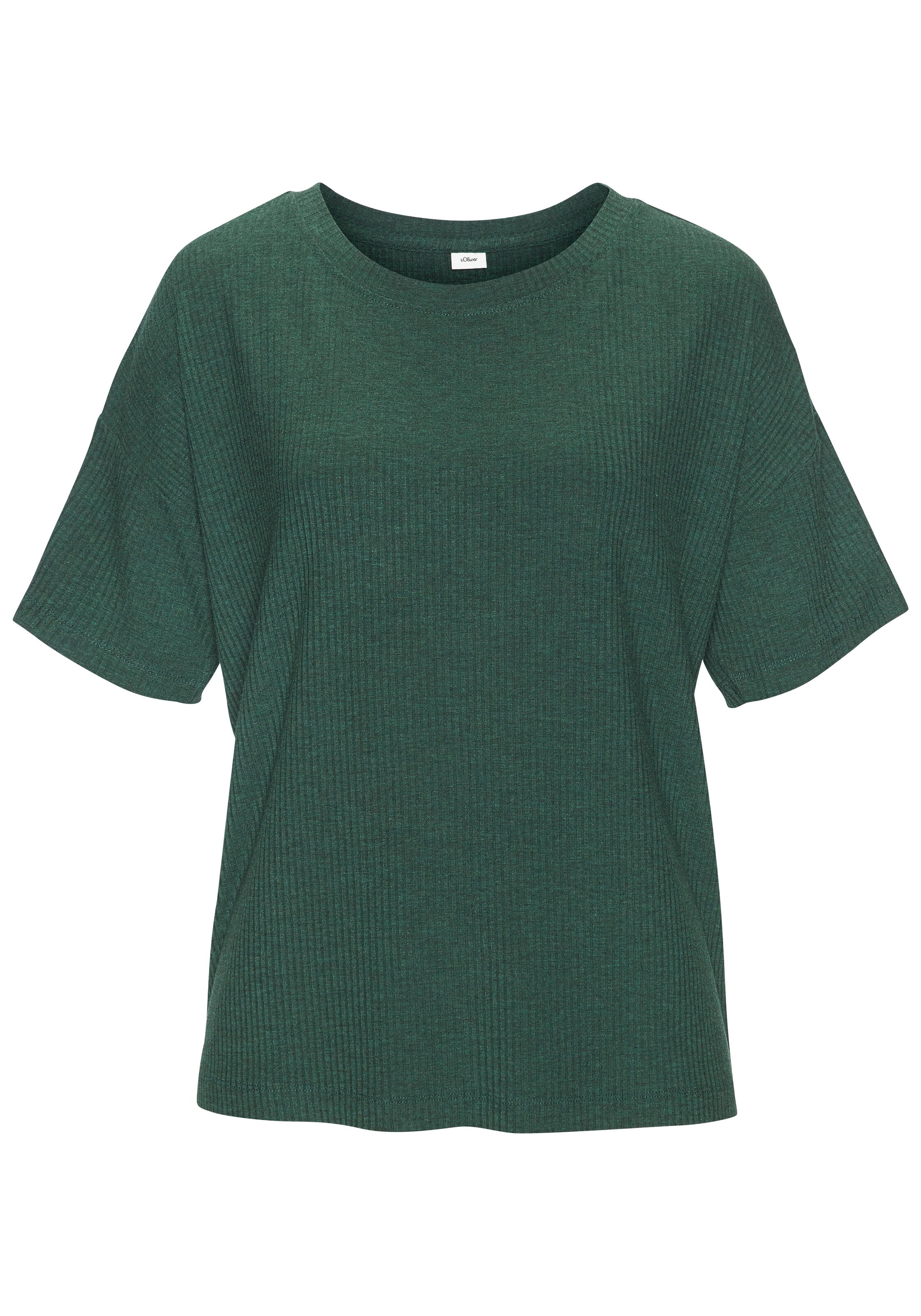 T-shirt s.Oliver en vert : devant