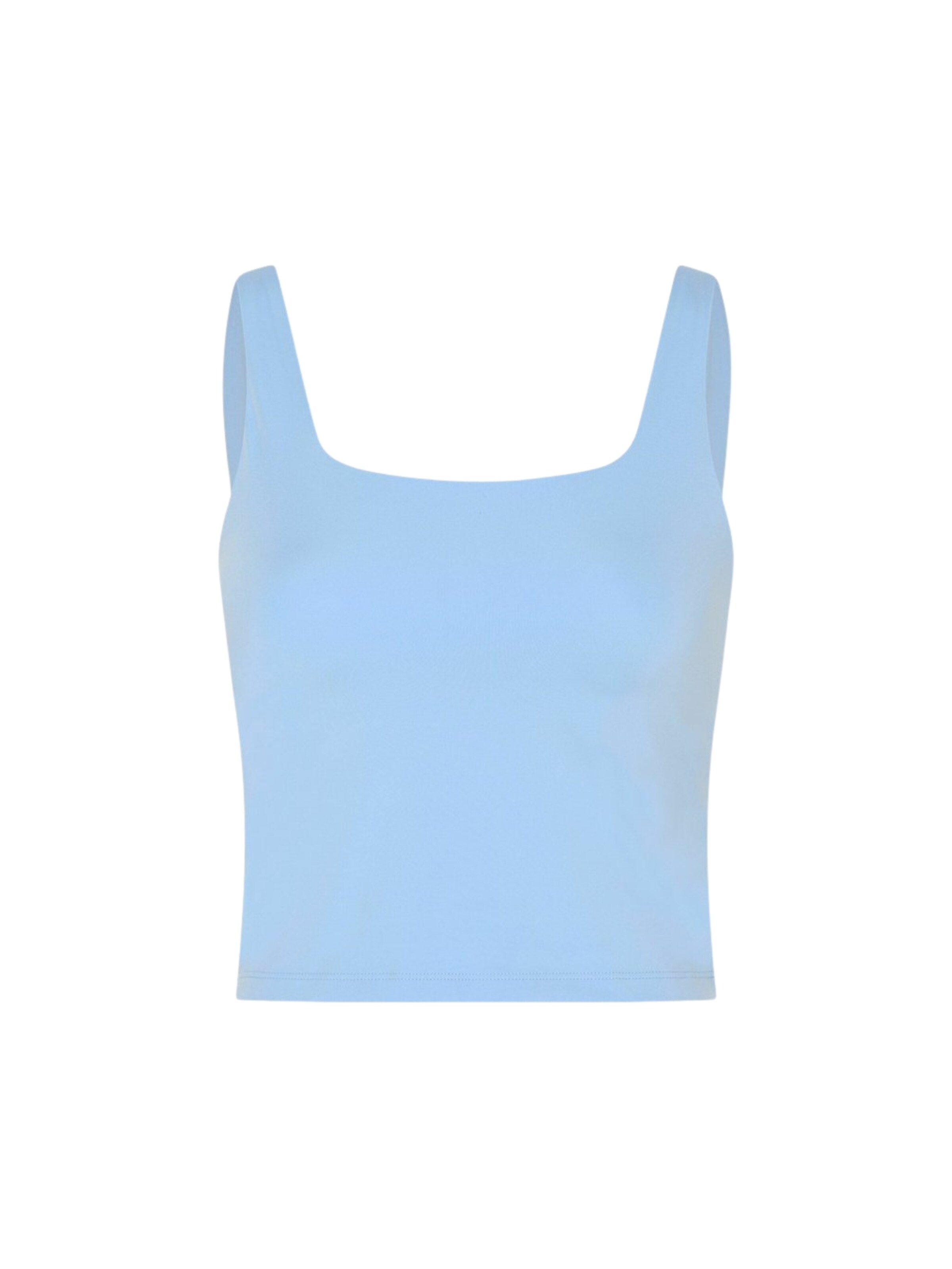 Top ' Tommy ' di Girlfriend Collective in blu: frontale