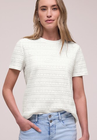 STREET ONE Shirt in White: front