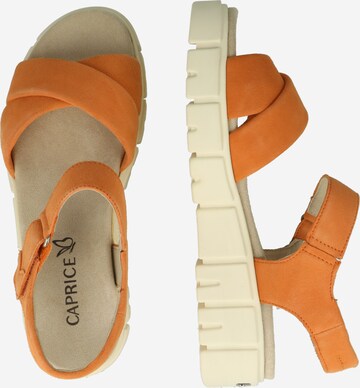 CAPRICE Sandal i orange