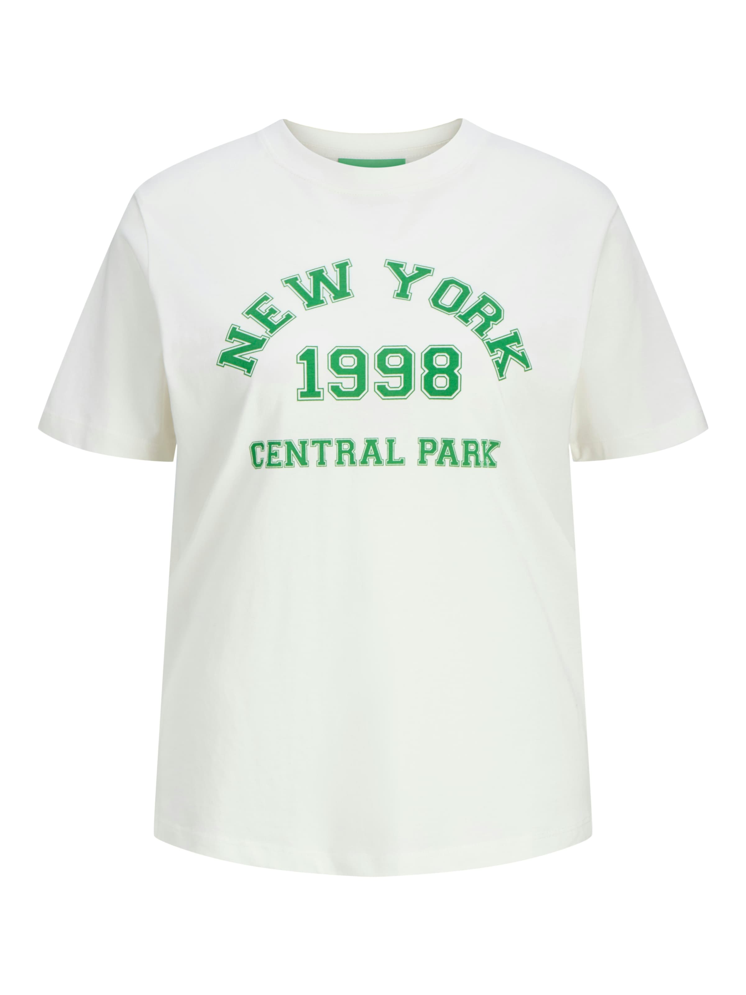 Tricou 'JXMerle' de la JJXX pe alb: față