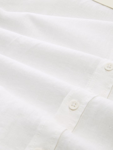 TOM TAILOR Regular fit Button Up Shirt in White
