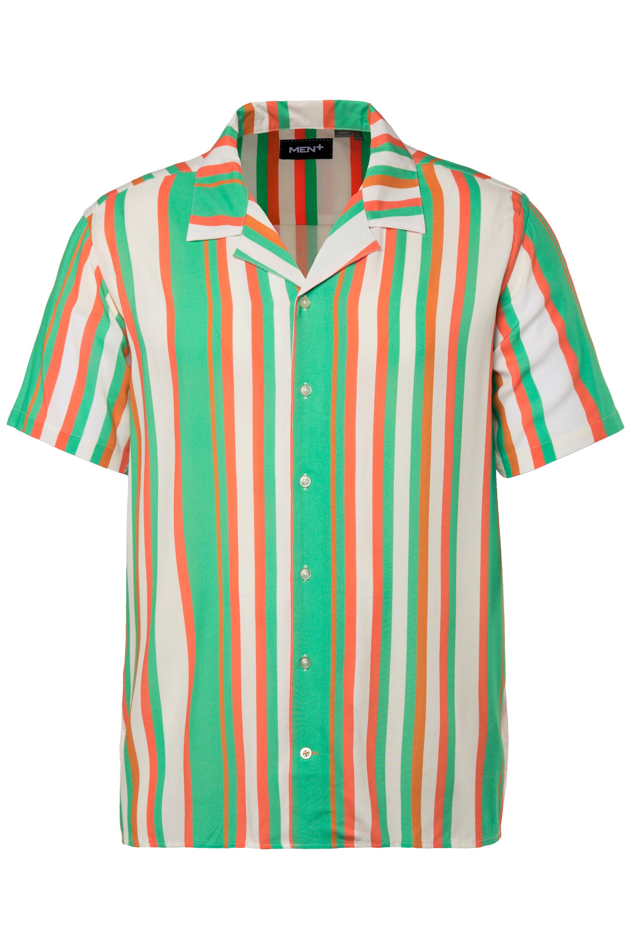 Men Plus Regular Fit Hemd in Mischfarben: Vorderseite