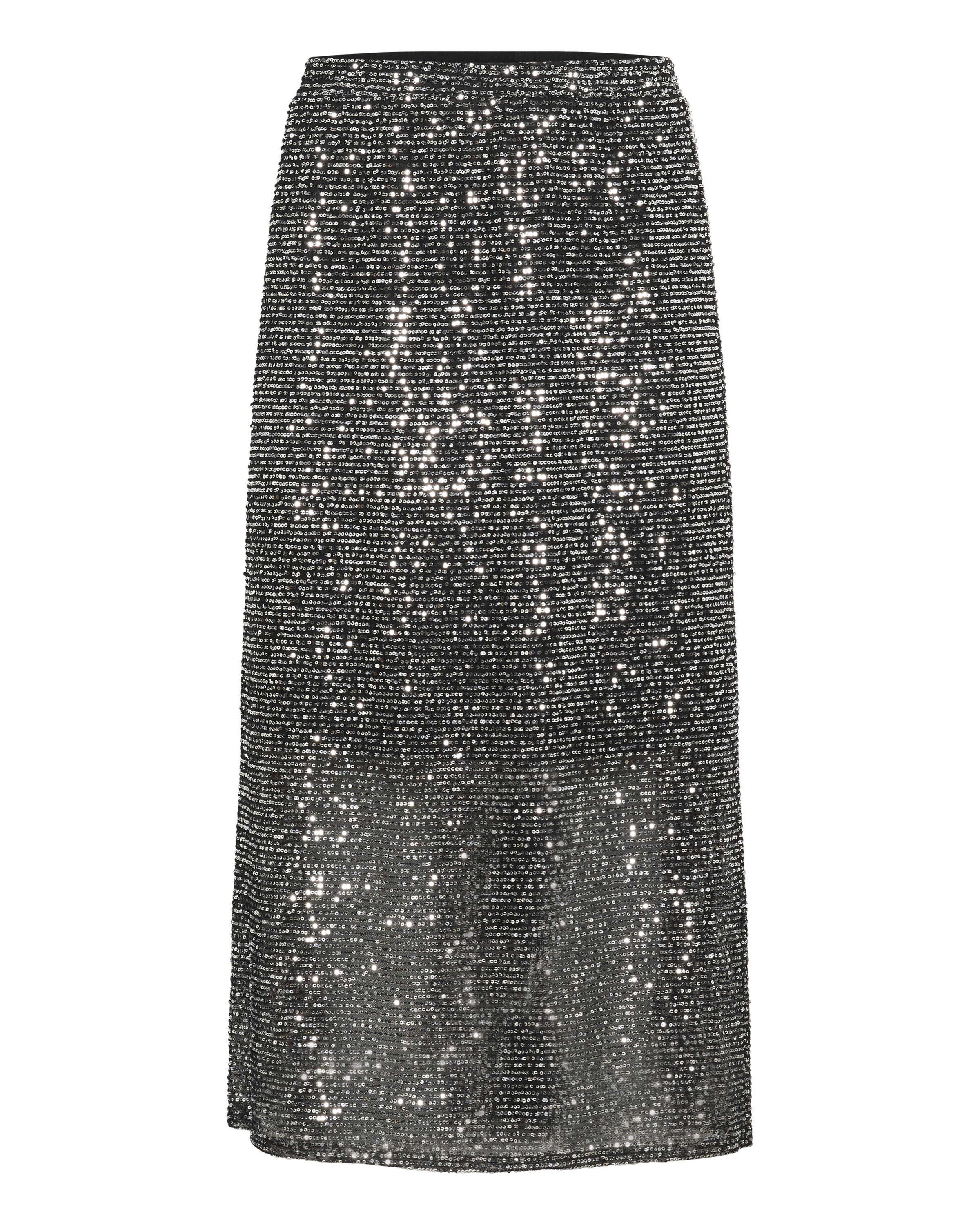 KAFFE CURVE Rok 'Laila ' in Zilver: voorkant