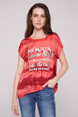 Soccx Blouse in Red: front