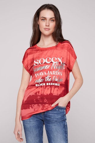 Soccx Blouse in Red: front