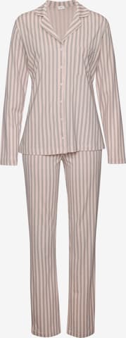 Pyjama s.Oliver en beige : devant