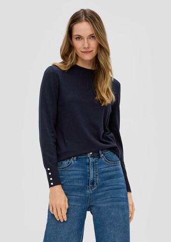 s.Oliver Pullover in Blau: Vorderseite