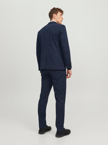JACK & JONES Slim fit Pleat-Front Pants 'JPRJONES' in Blue