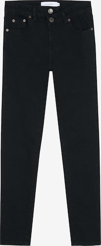 Scalpers Skinny Jeans in Black: front